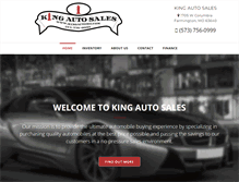 Tablet Screenshot of kingautomo.com